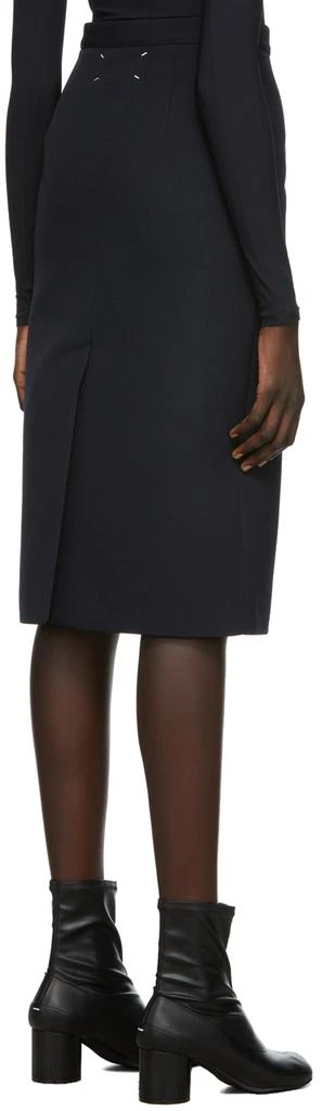 商品MAISON MARGIELA|Navy Classic Midi Skirt,价格¥2307,第3张图片详细描述