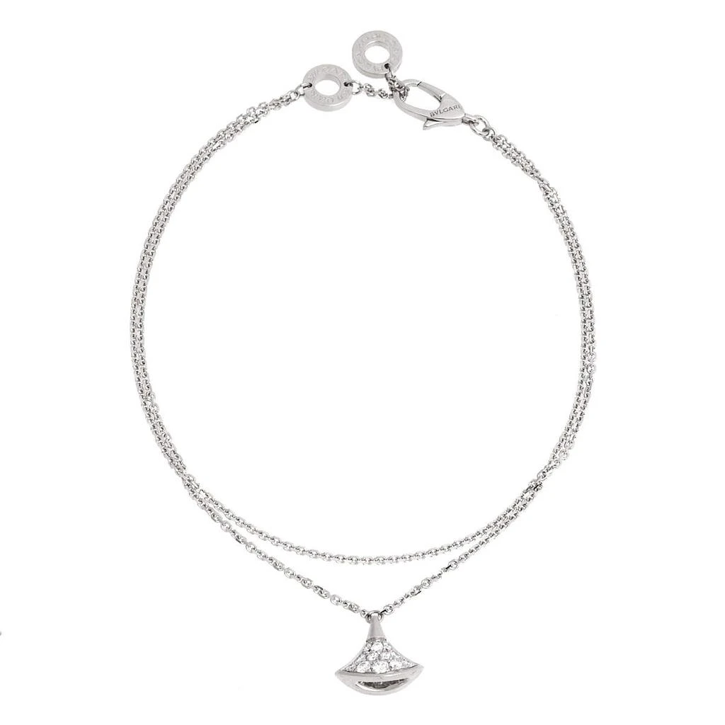 商品[二手商品] BVLGARI|Bvlgari Divas' Dream Diamond 18k White Gold Charm Bracelet S/M,价格¥15194,第1张图片