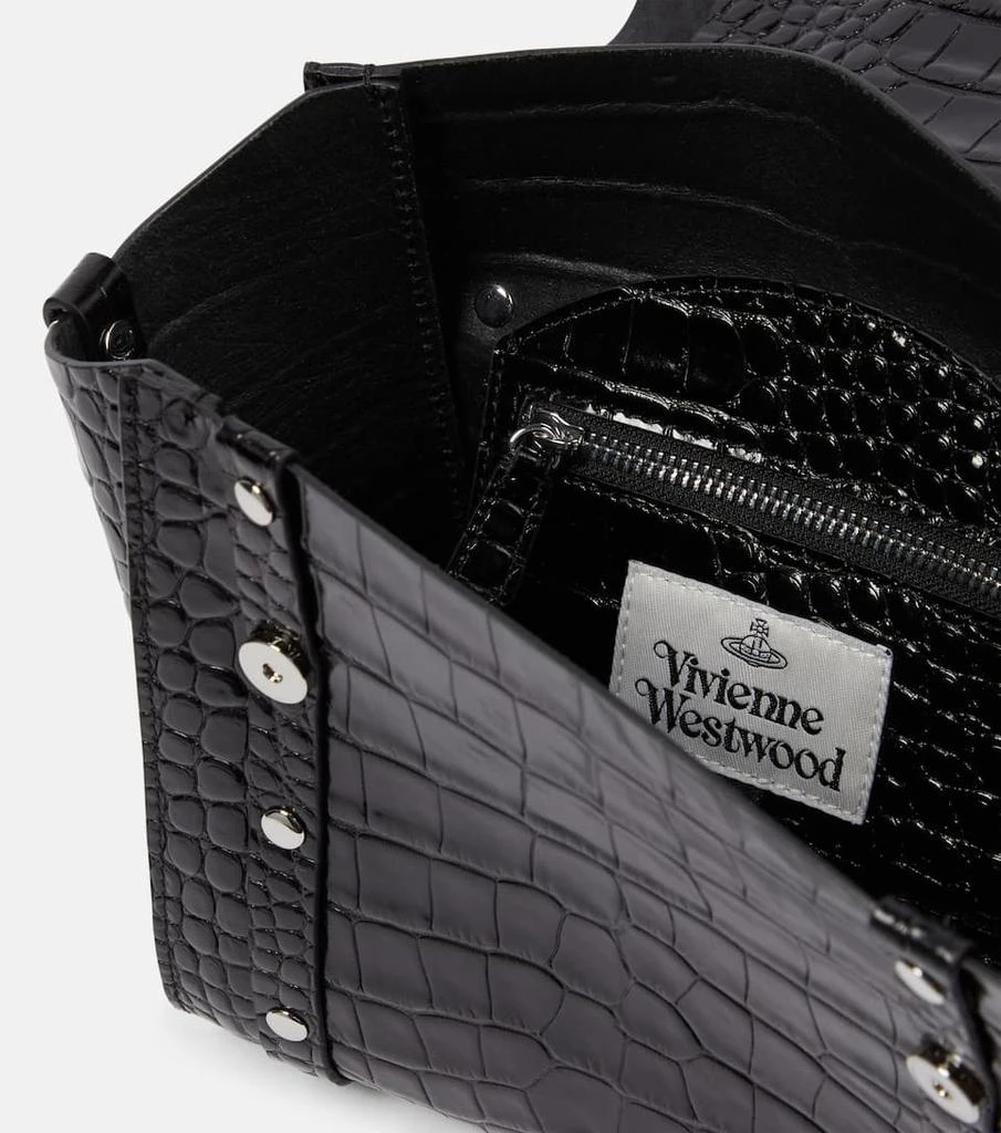商品Vivienne Westwood|Betty S号鳄鱼纹皮革托特包,价格¥5118,第3张图片详细描述