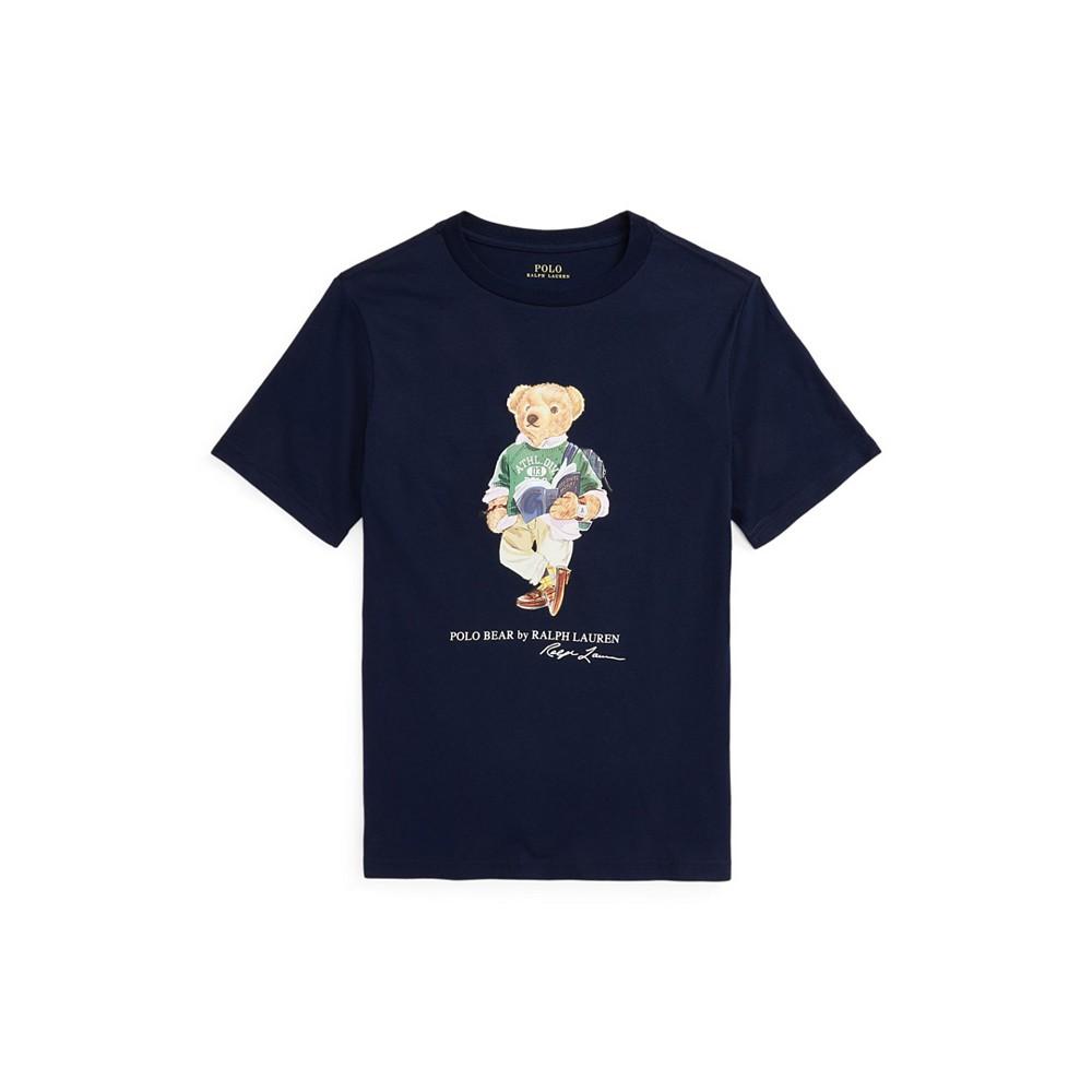 Big Boys Polo Bear Cotton Jersey T-shirt商品第2张图片规格展示