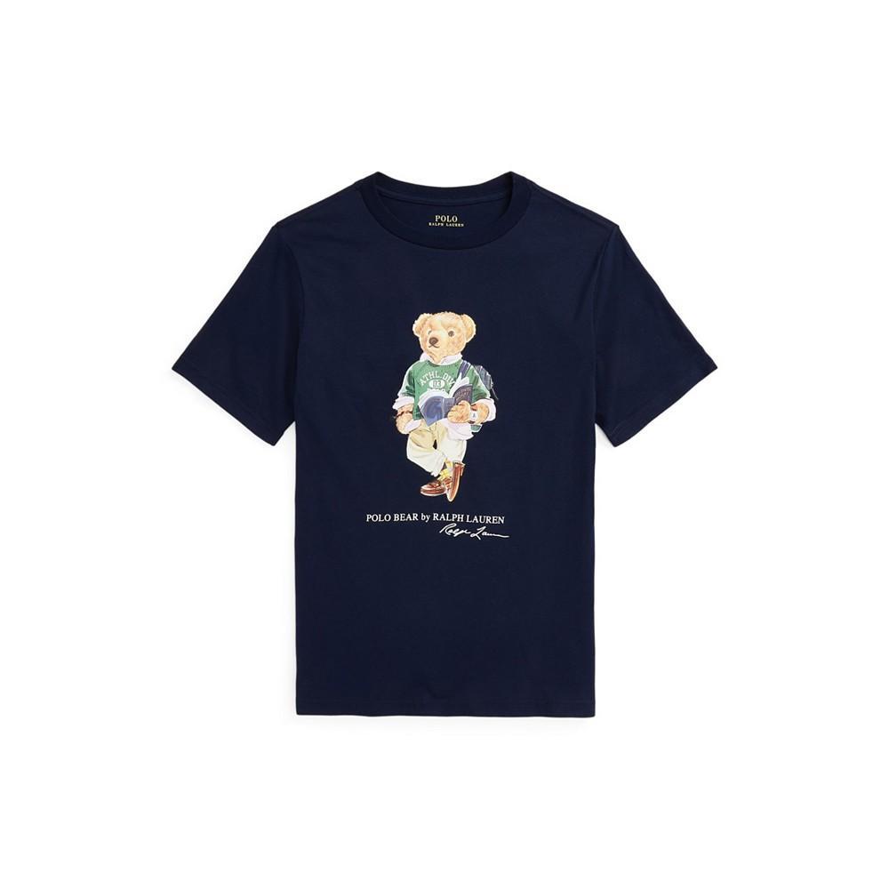 商品Ralph Lauren|Big Boys Polo Bear Cotton Jersey T-shirt,价格¥232,第4张图片详细描述