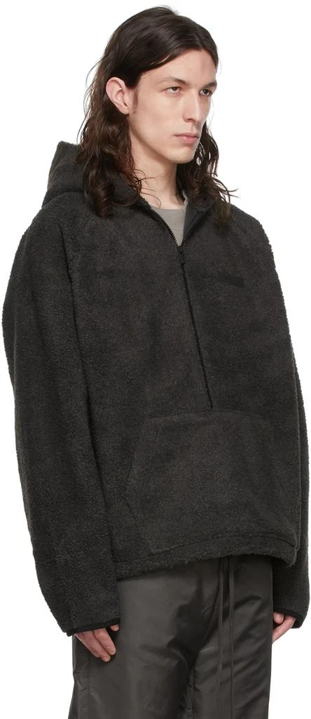 商品Essentials|Black Polyester Hoodie,价格¥1153,第2张图片详细描述