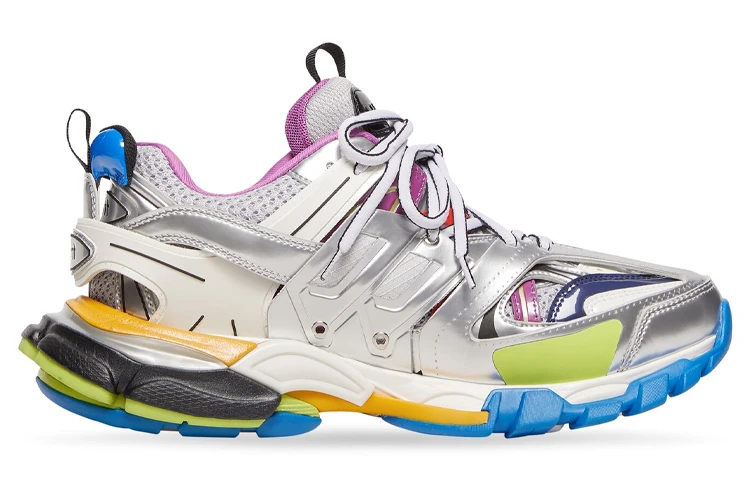 商品[国内直发] Balenciaga|巴黎世家 Track 1.0 网布 休闲时尚 耐磨 低帮 老爹鞋 男款 彩色,价格¥7578,第3张图片详细描述