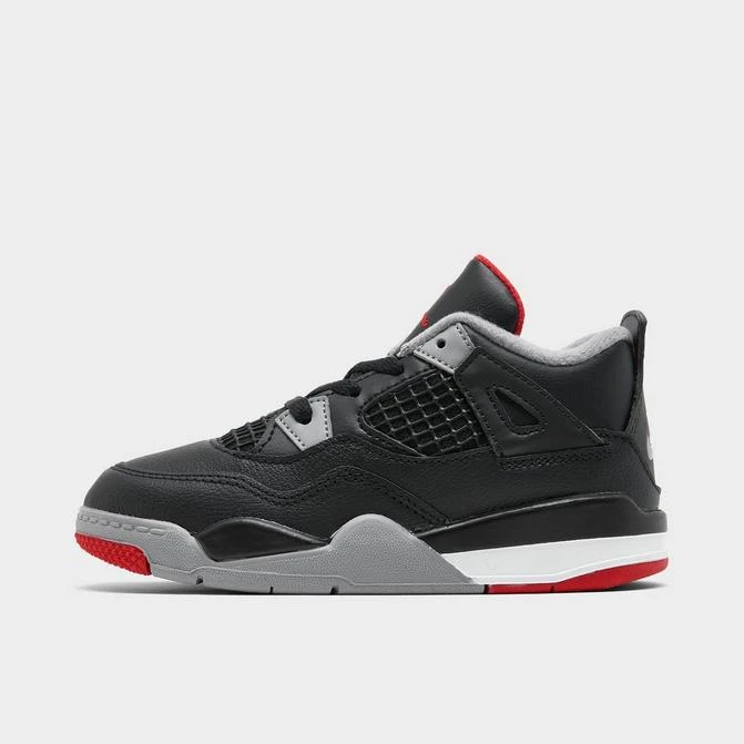 商品Jordan|Kids' Toddler Air Jordan Retro 4 Basketball Shoes,价格¥372,第1张图片