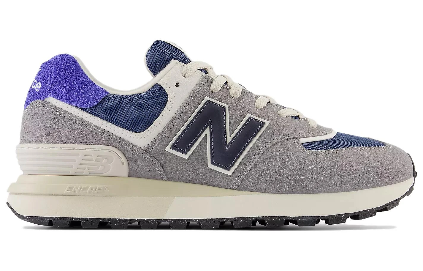 商品[国内直发] New Balance|NB 574 耐磨透气 低帮 跑步鞋 男女同款 灰色,价格¥791,第3张图片详细描述