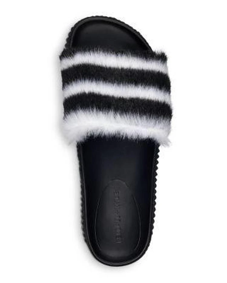 商品Kendall + Kylie|黑白条纹厚底凉拖,价格¥389,第3张图片详细描述