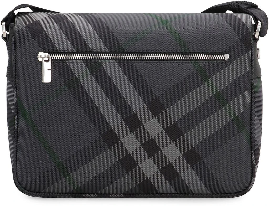 商品Burberry|Burberry Grid Messenger Bag With Check Motif,价格¥7536,第3张图片详细描述