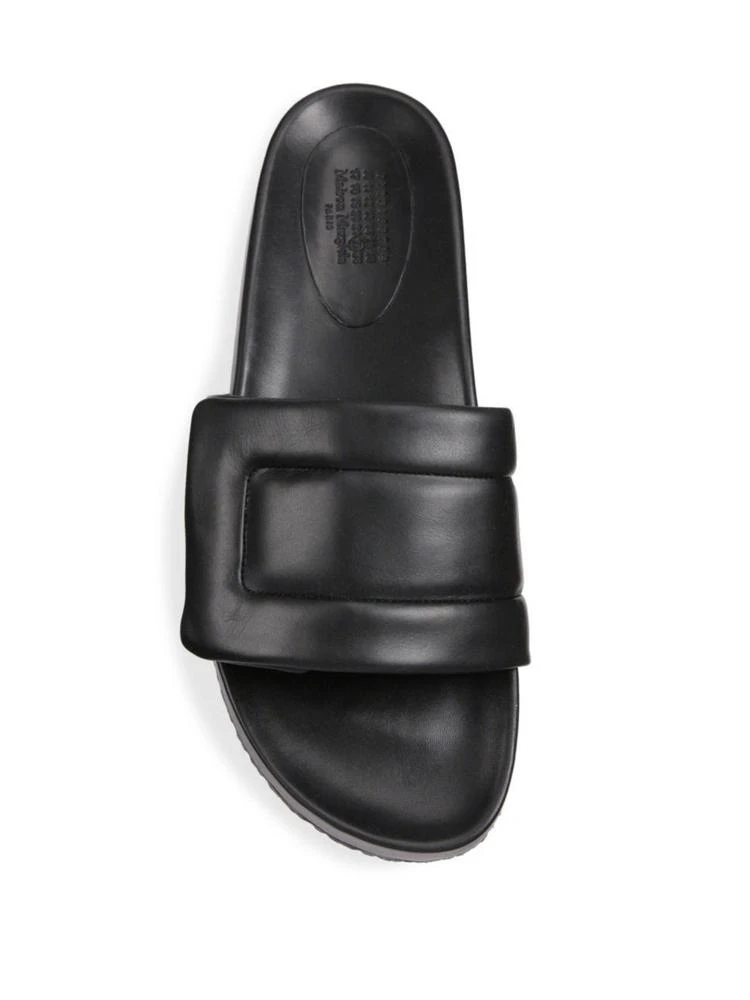 商品MAISON MARGIELA|Puff Leather Grip-Tape Slides,价格¥2962,第4张图片详细描述