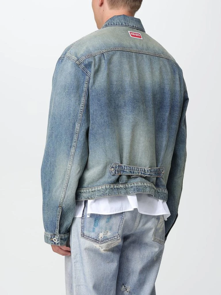 商品Kenzo|Kenzo Trucker jacket in washed denim,价格¥5435,第3张图片详细描述