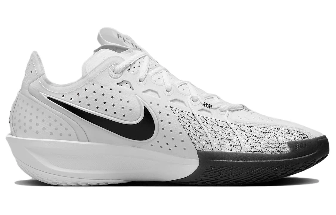 商品[国内直发] NIKE|Air Zoom G.T. Cut 3 时尚百搭 低帮 篮球鞋 男款 白黑 国外版,价格¥1783,第3张图片详细描述