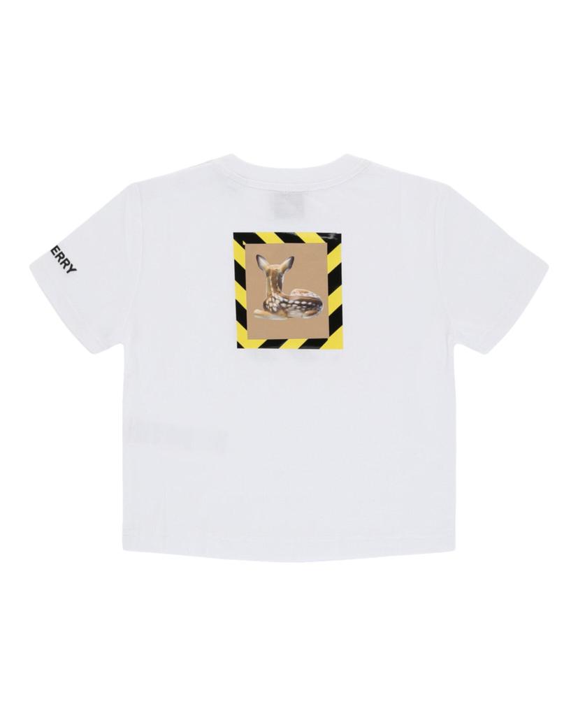 Kids Deer Print T-Shirt商品第2张图片规格展示