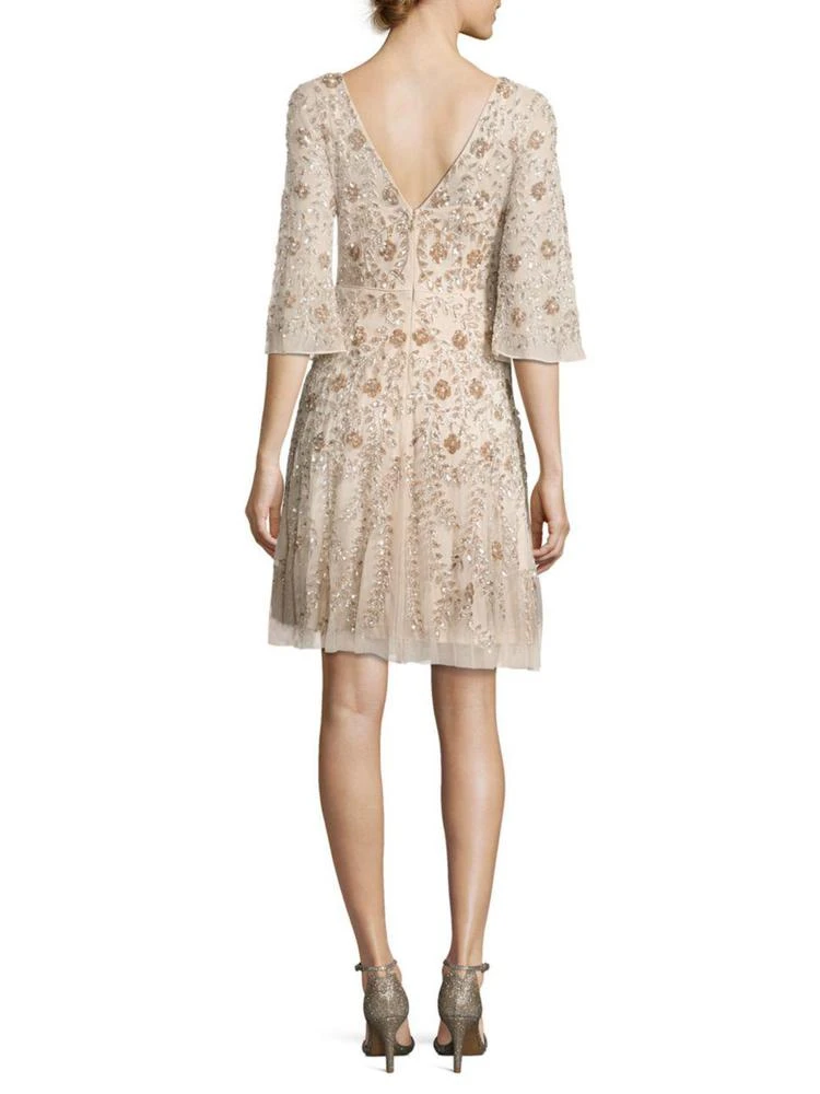 商品Aidan Mattox|Beaded Cocktail Dress,价格¥1254,第2张图片详细描述