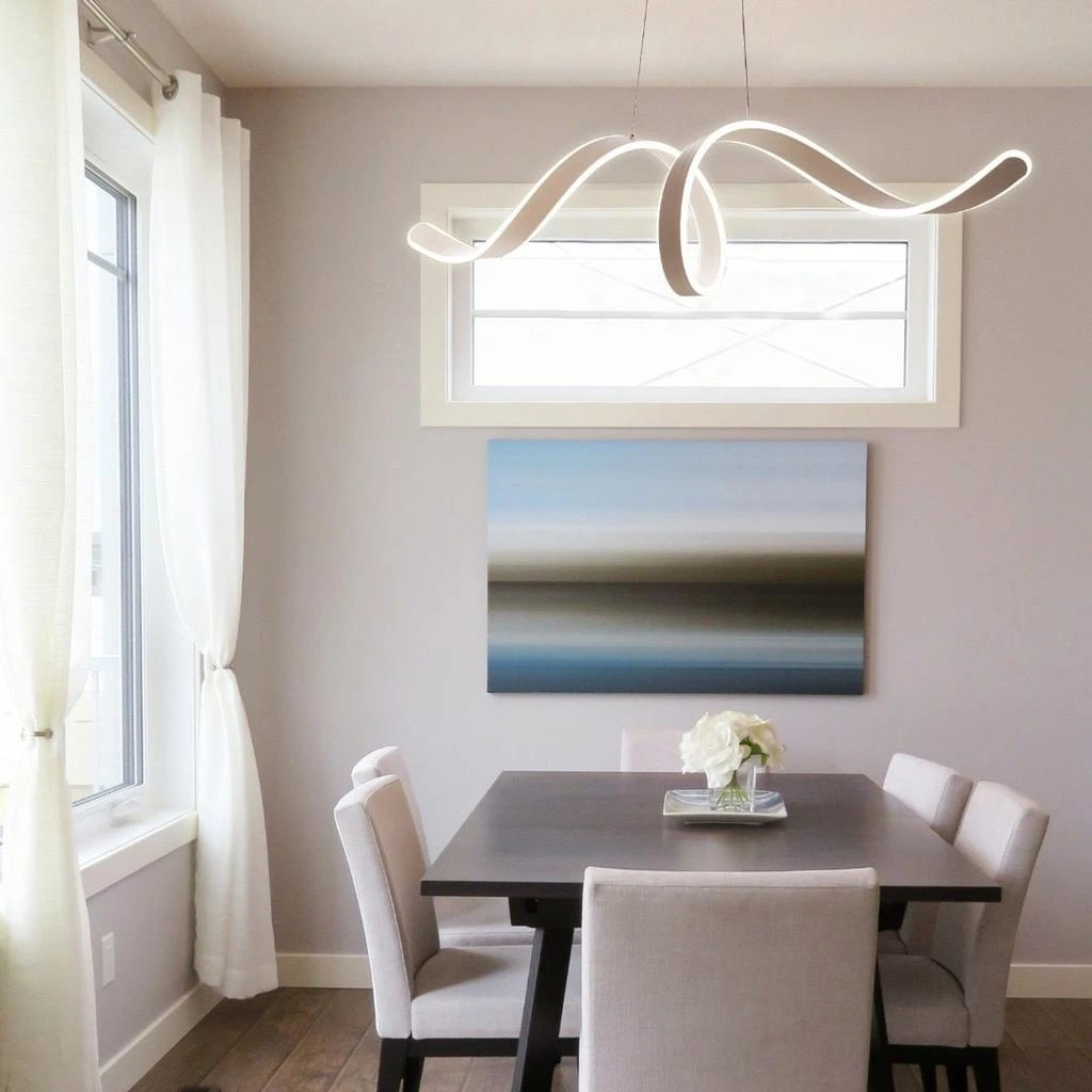 商品Finesse Decor|Copenhagen LED Chandelier // White,价格¥2084,第5张图片详细描述