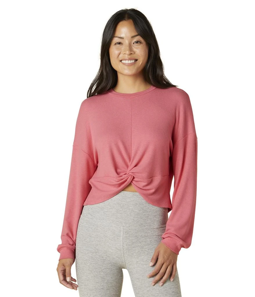 商品Beyond yoga|Twist It Fate Cropped Pullover,价格¥666,第1张图片