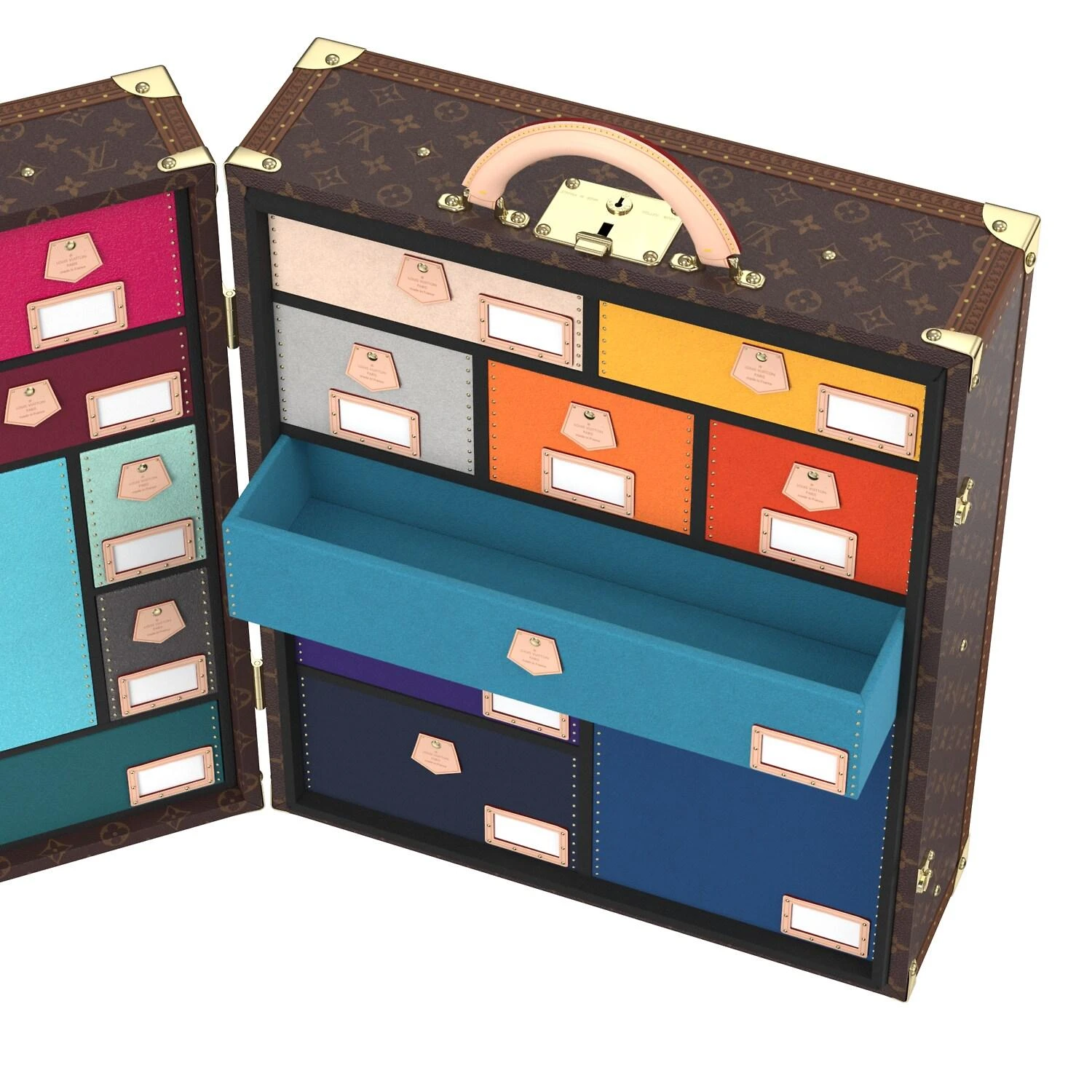 【预售】 LV路易威登 25春夏 女士 化妆箱 MALLE SOUVENIRS 硬箱 M10066  商品