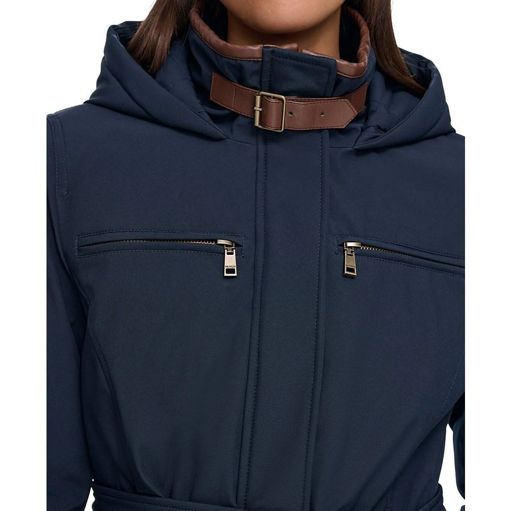 商品Tommy Hilfiger|Women's Hooded Crest Pocket Raincoat,价格¥1196,第4张图片详细描述