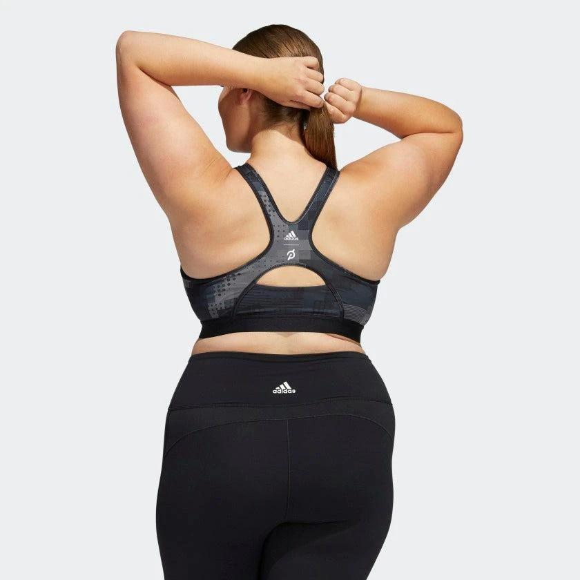 商品Adidas|Women's adidas  x Peloton Digi Motion HEAT.RDY Believe This Bra (Plus Size),价格¥197,第3张图片详细描述