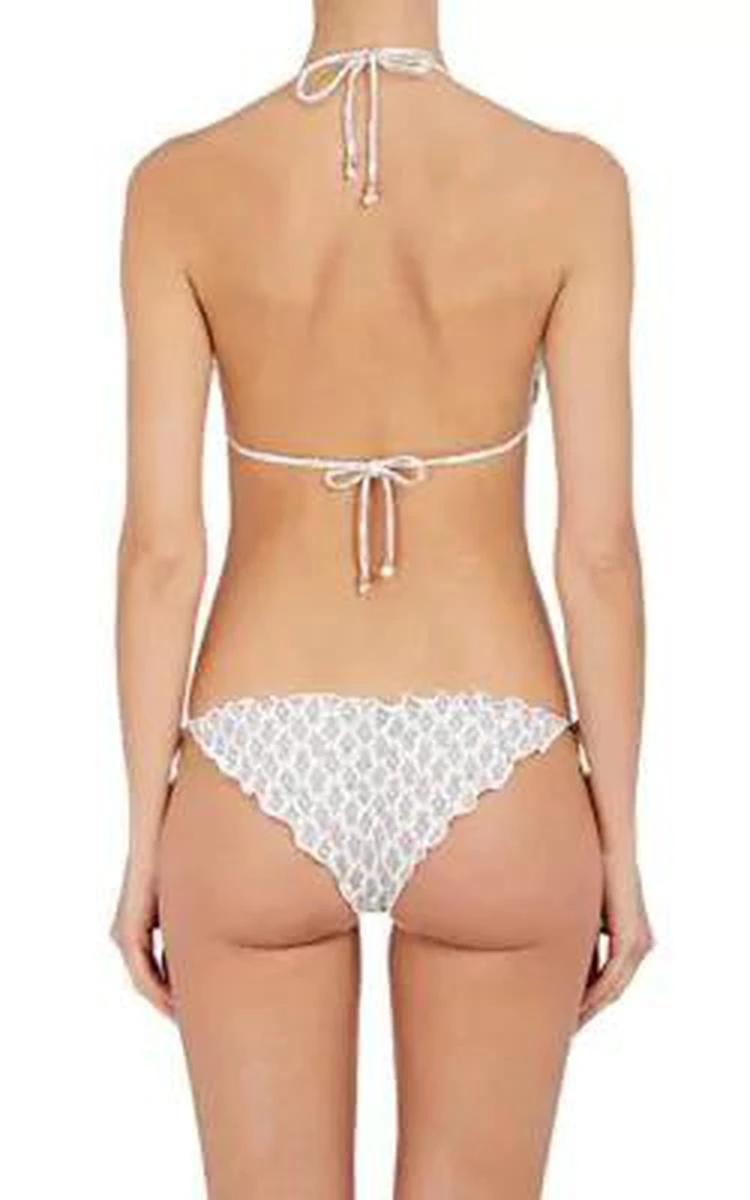 商品Eberjey|Dakota Paisley String Bikini Top,价格¥362,第2张图片详细描述