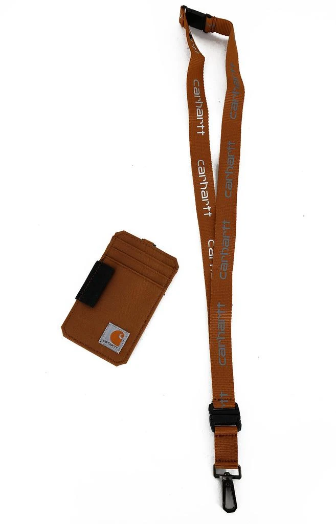 商品Carhartt|Nylon Duck ID Holder And Lanyard - Carhartt Brown,价格¥238,第3张图片详细描述