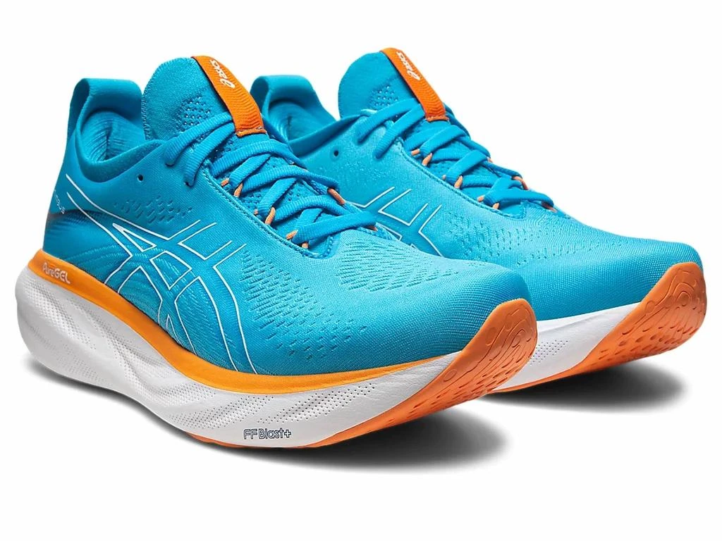 商品Asics|Men's Gel Nimbus 25 Running Shoes In Island Blue/sun Peach,价格¥1008,第1张图片