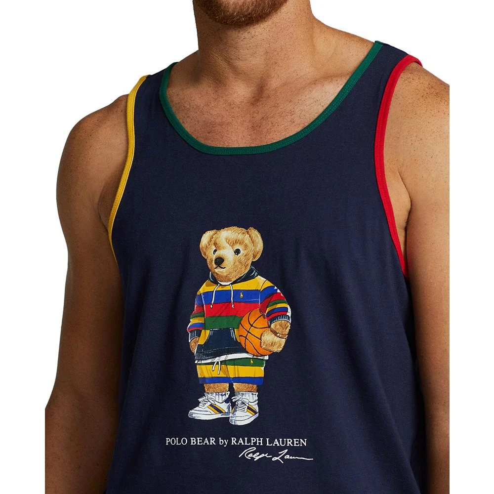 商品Ralph Lauren|Men's Big & Tall Polo Bear Jersey Tank Top,价格¥335,第3张图片详细描述