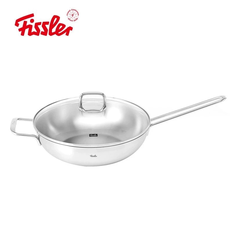 商品[国内直发] Fissler|马克系列家用厨房30cm单柄电磁炉深型不锈钢不粘锅炒锅炒菜锅  EM6823300010,价格¥328,第1张图片