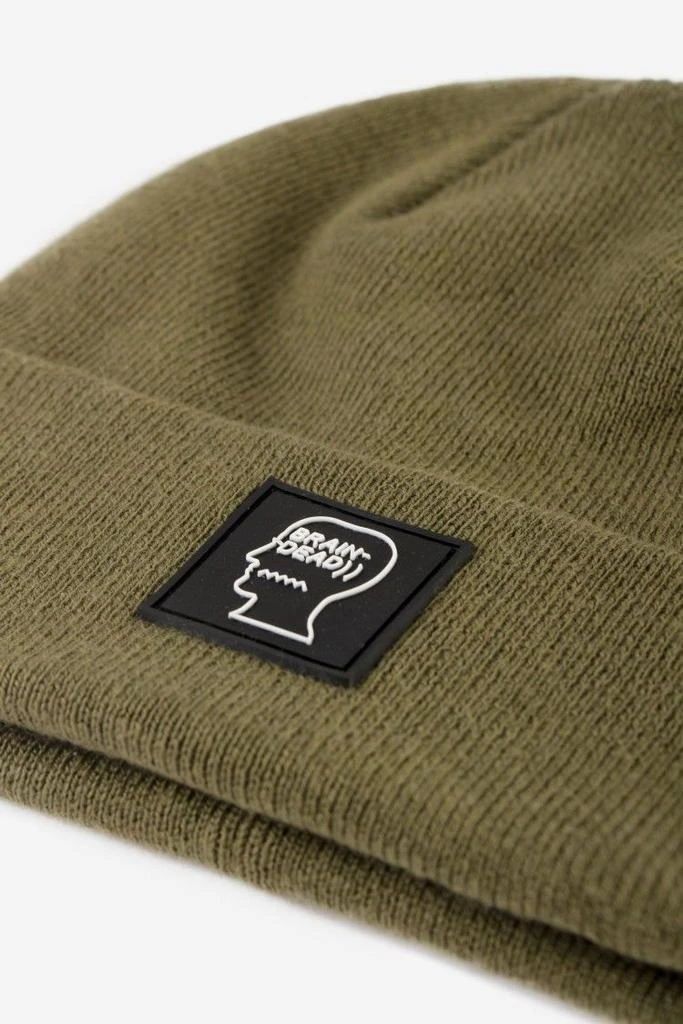 商品Brain Dead|Logo Head Hats In Green Cotton,价格¥396,第2张图片详细描述