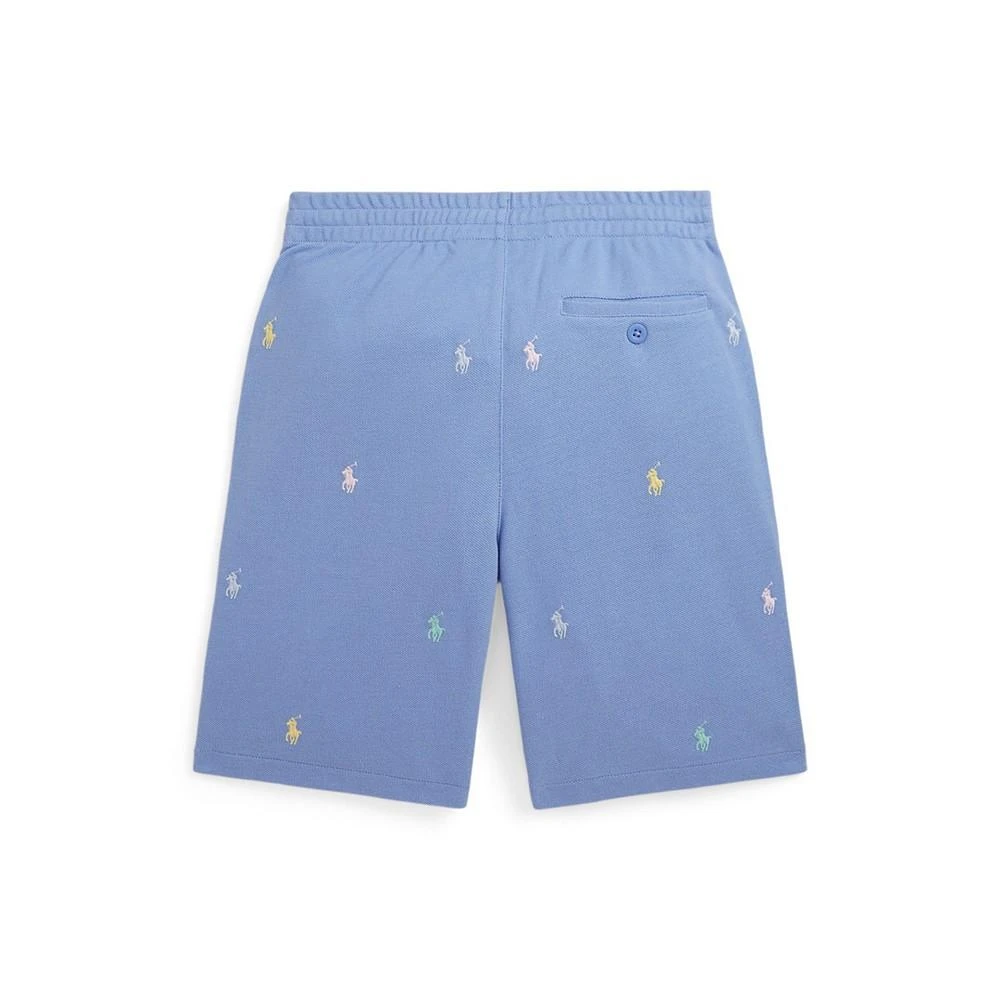 商品Ralph Lauren|Big Boys Polo Prepster Cotton Mesh Shorts,价格¥314,第2张图片详细描述