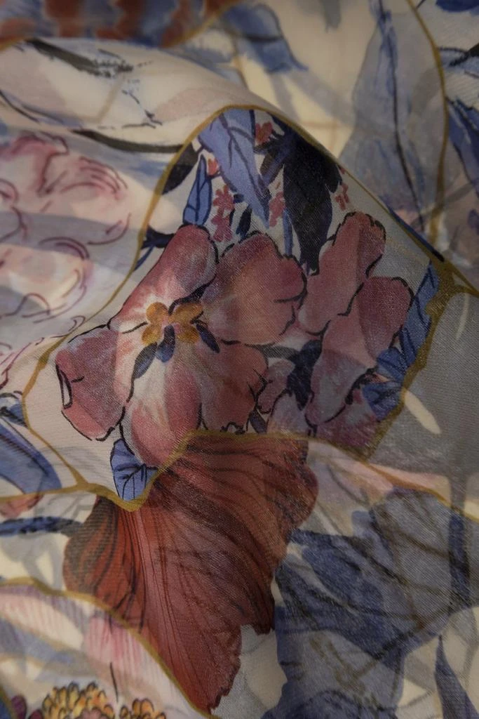商品Salvatore Ferragamo|Salvatore Ferragamo Graphic Printed Scarf,价格¥930,第2张图片详细描述