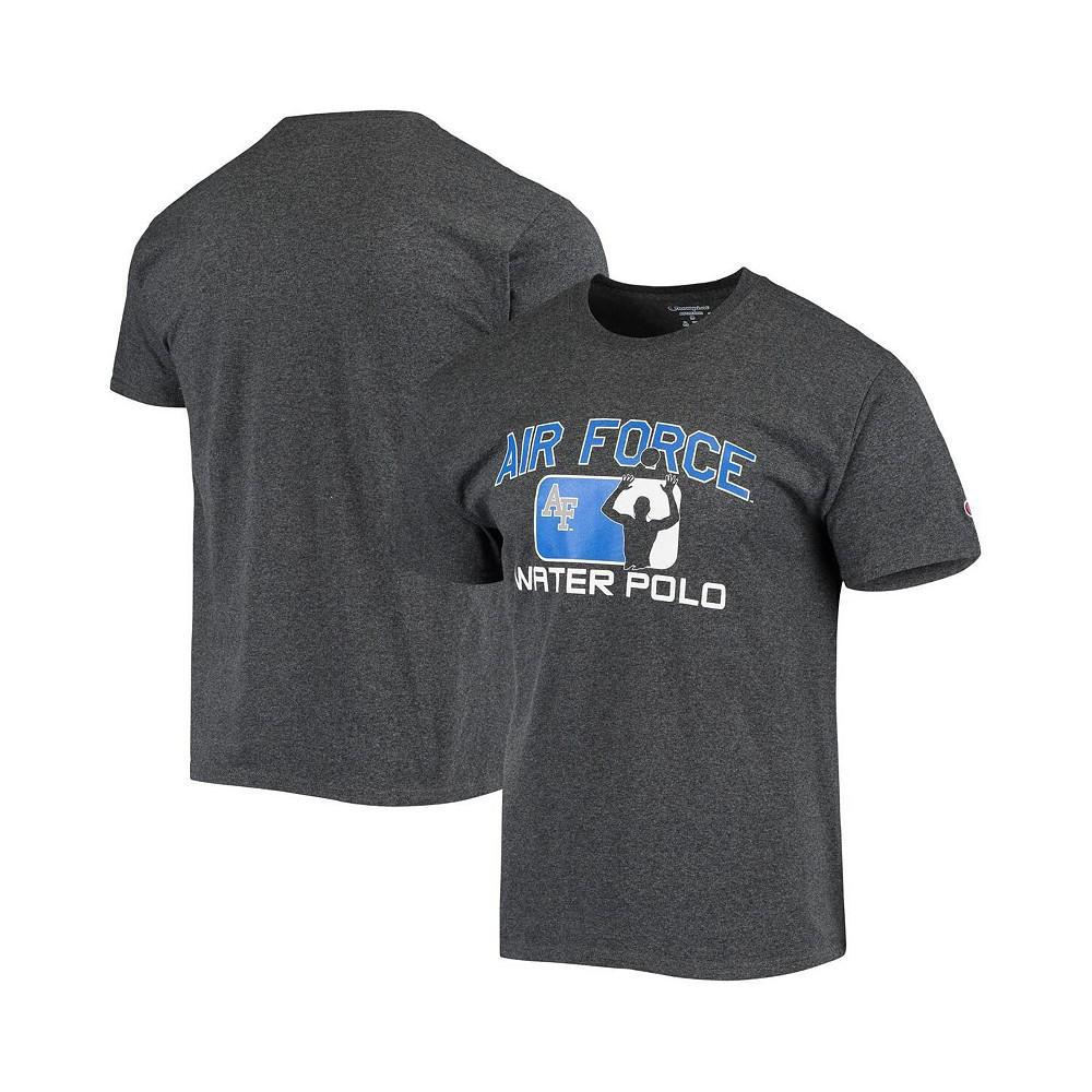 商品CHAMPION|Men's Heathered Charcoal Air Force Falcons Water Polo Player T-shirt,价格¥144,第1张图片