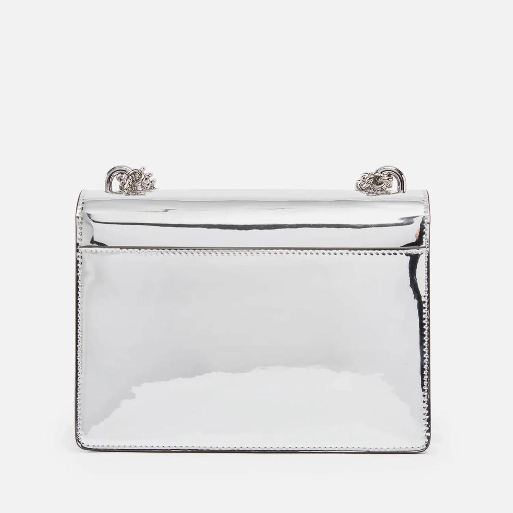 Kurt Geiger London Shoreditch Metallic Leather Shoulder Bag商品第2张图片规格展示