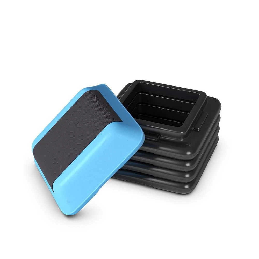 商品Costway|16''Aerobic Step System 4 Risers Fitness Exercise Stepper Platform,价格¥432,第1张图片