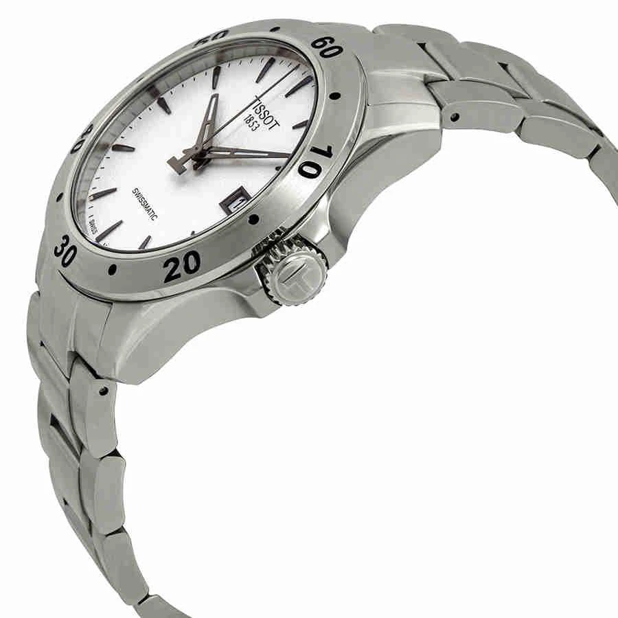 商品Tissot|天梭V8银表盘 男士机械手表 T1064071103101,价格¥1517,第2张图片详细描述