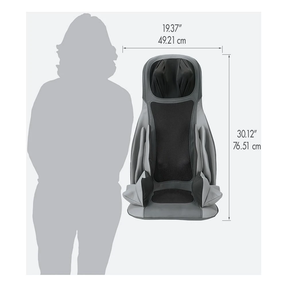 商品Brookstone|C7 Shiatsu Massaging Seat Cover,价格¥2990,第5张图片详细描述