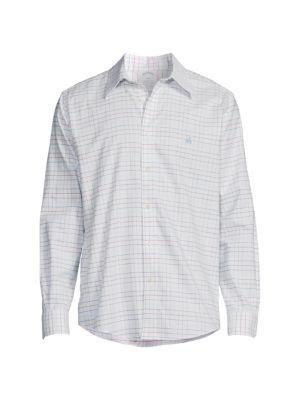 Regent Fit Plaid Button Down Shirt商品第3张图片规格展示