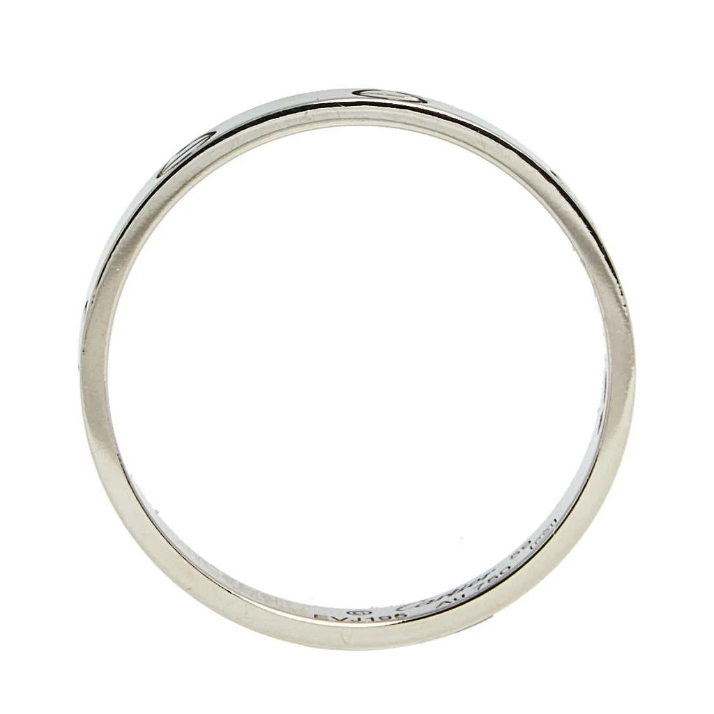 商品[二手商品] Cartier|Cartier Love 18K White Gold Narrow Wedding Band Ring Size 59,价格¥5375,第5张图片详细描述