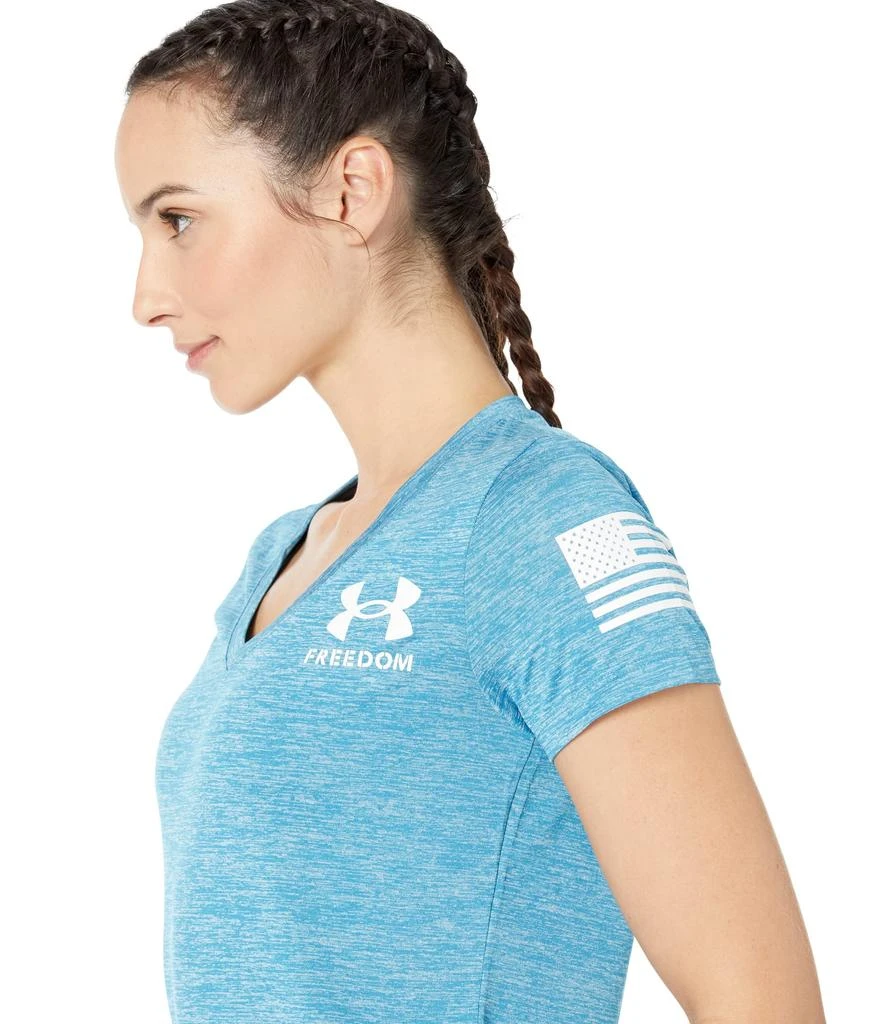 商品Under Armour|Freedom Tech Short Sleeve V-Neck,价格¥187,第3张图片详细描述