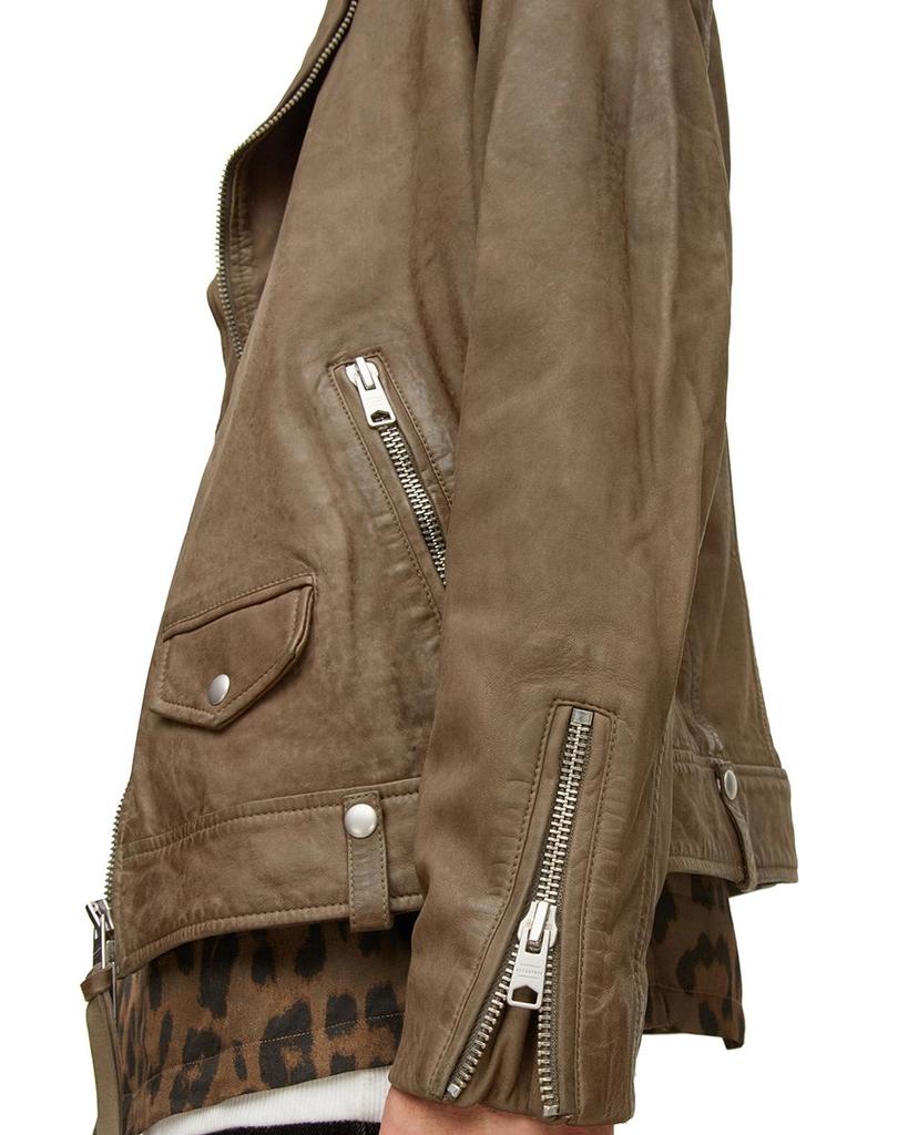 Milo Leather Biker Jacket商品第7张图片规格展示