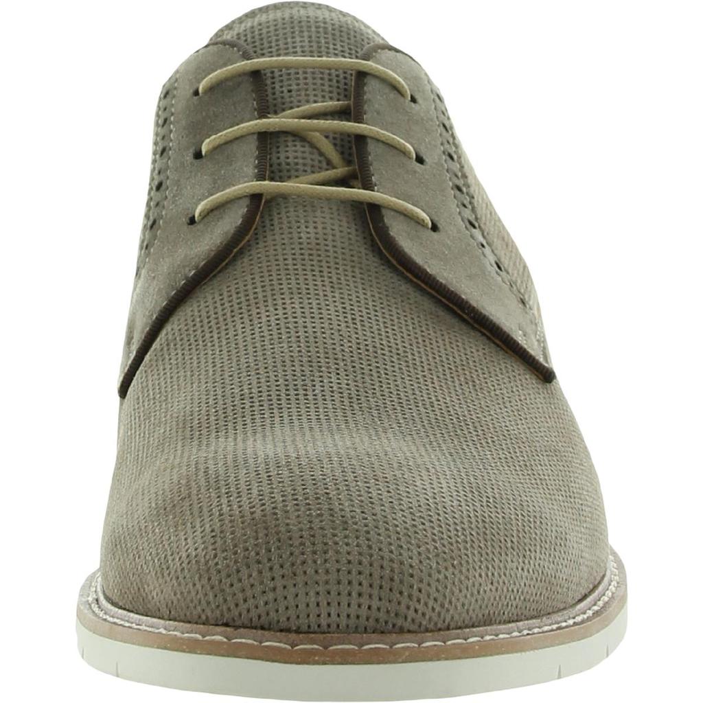 Steve Madden Mens Neiko Suede Contrast Trim Derby Shoes商品第5张图片规格展示