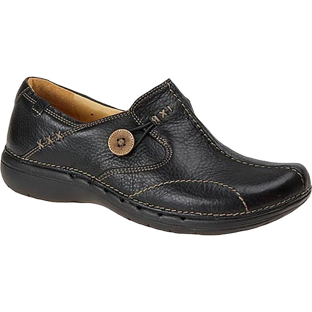 商品Clarks|Clarks Womens Un Loop Leather Casual Clogs,价格¥990,第2张图片详细描述