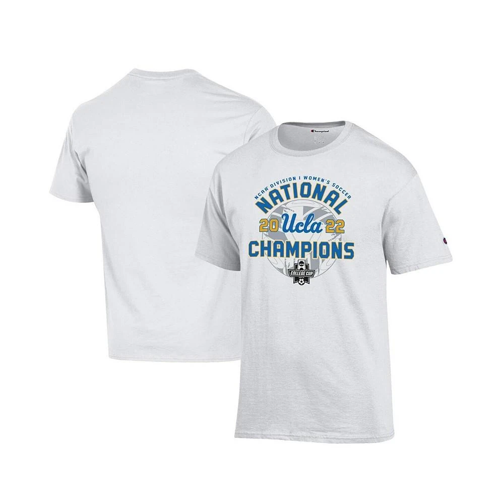 商品CHAMPION|Men's White UCLA Bruins 2022 NCAA Women's Soccer National Champions T-shirt,价格¥176,第1张图片