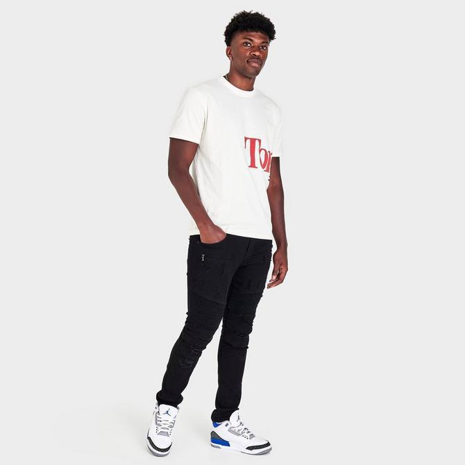 商品Tommy Hilfiger|Men's Tommy Jeans Bold Tommy Logo Short-Sleeve T-Shirt,价格¥141,第4张图片详细描述