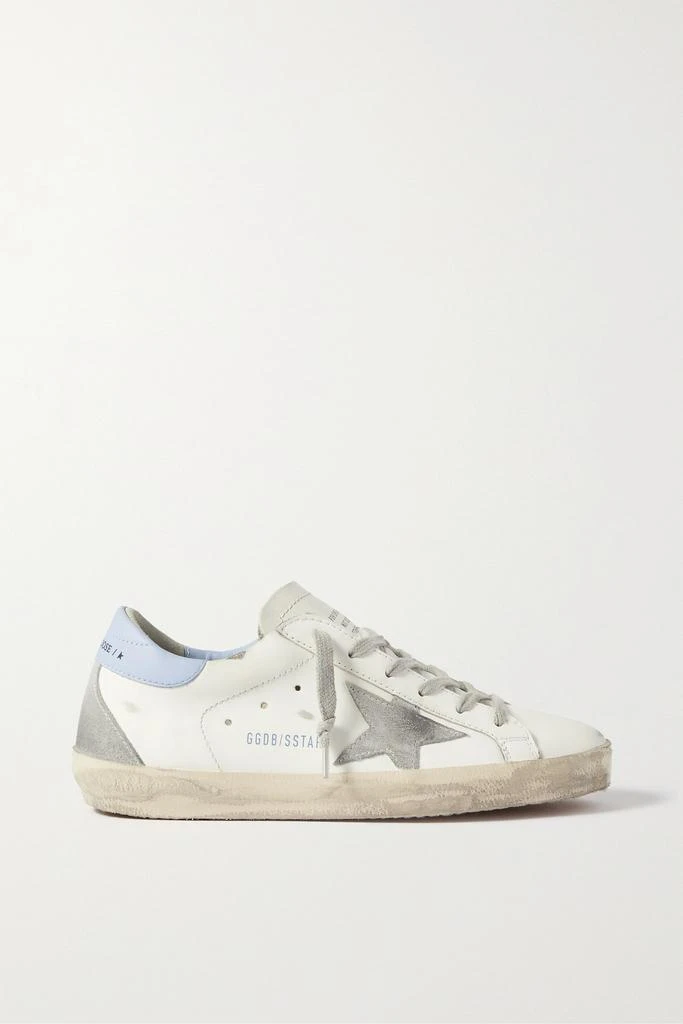 商品Golden Goose|Superstar 仿旧皮革绒面革运动鞋  - IT35,价格¥4930,第1张图片