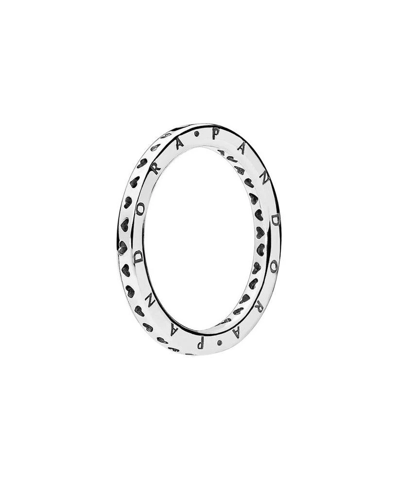 商品PANDORA|Pandora Jewelry Silver Signature Hearts Ring,价格¥119,第1张图片
