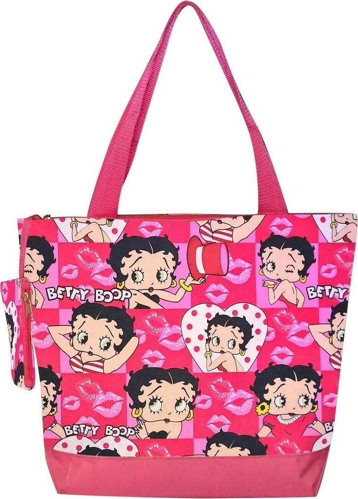 商品Betty Boop|Women's Diaper Hand Tote Bag In Pink Multi,价格¥207,第1张图片