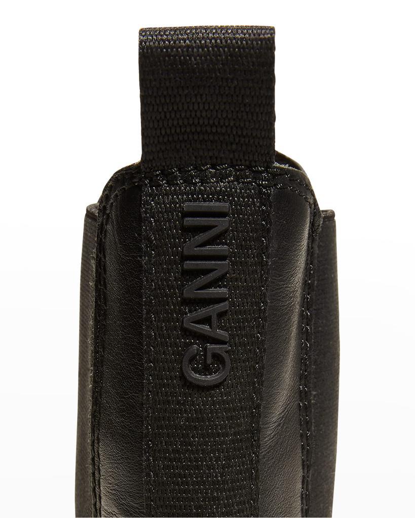商品Ganni|Creeper Calfskin Chelsea Booties,价格¥3339,第6张图片详细描述