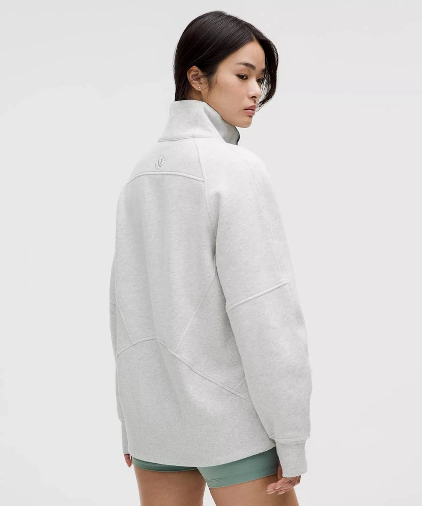 Scuba Oversized Funnel-Neck Half Zip *Long 商品
