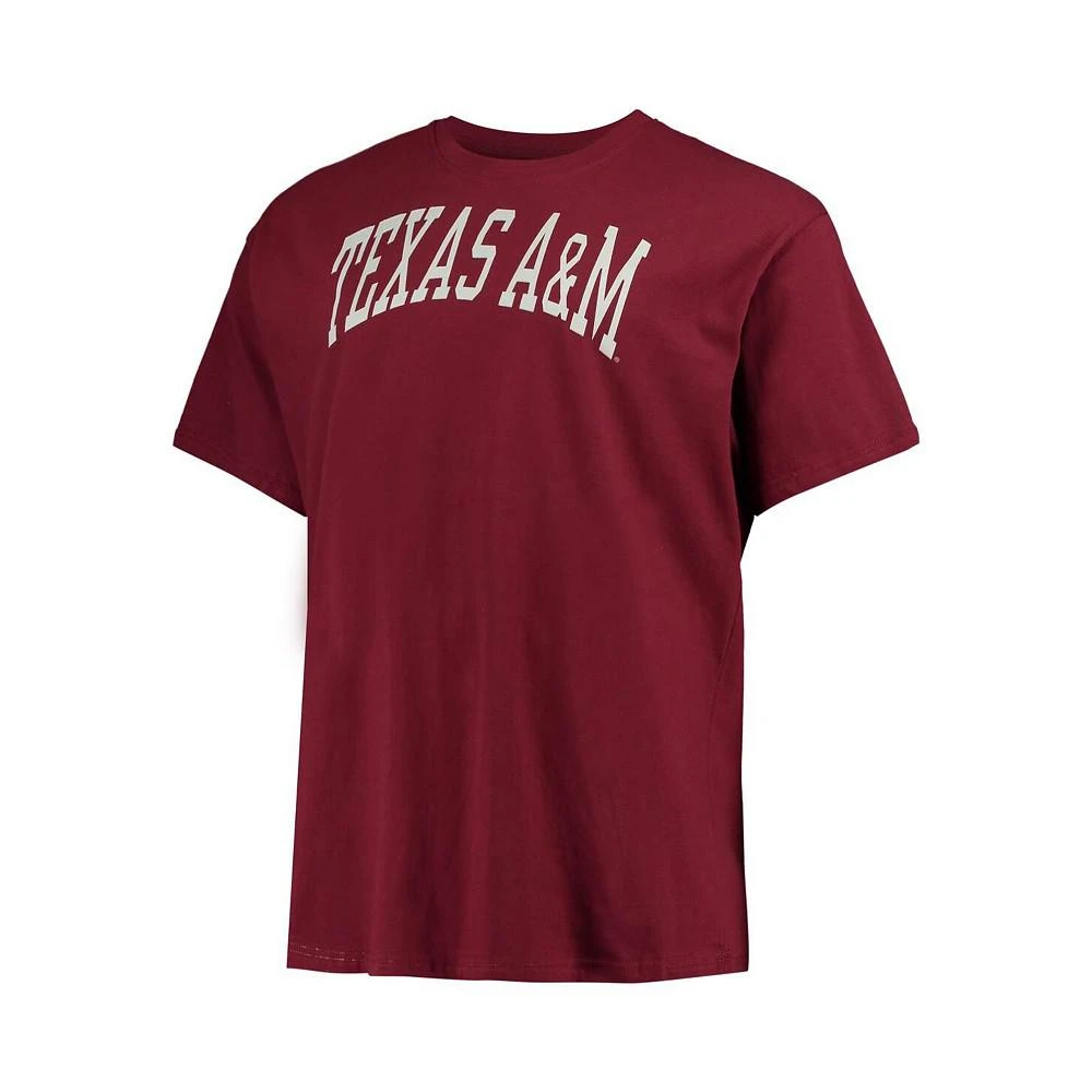 商品CHAMPION|Men's Maroon Texas A&M Aggies Big and Tall Arch Team Logo T-shirt,价格¥222,第2张图片详细描述