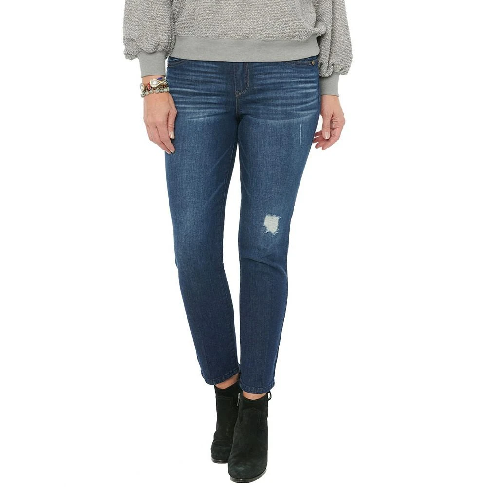 商品Democracy|Women's "Ab"Solution Elastic Waistband Vintage-Like Skinny Jeans,价格¥582,第1张图片
