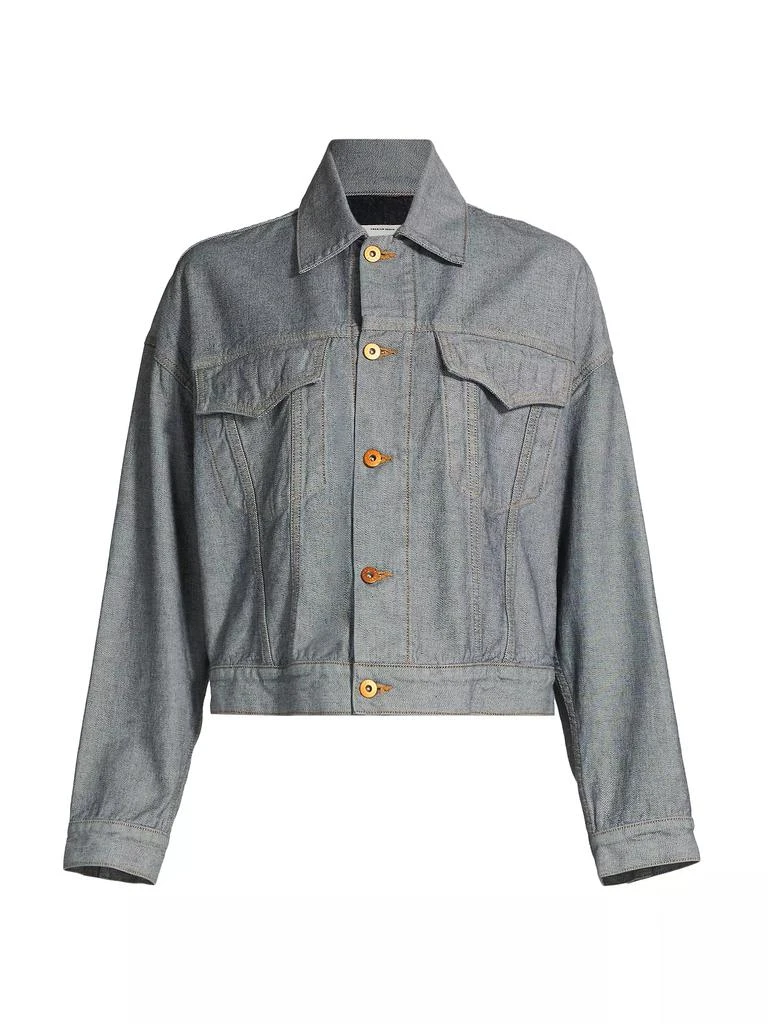 商品SLVRLAKE|Detroit Denim Trucker Jacket,价格¥3442,第1张图片